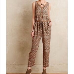Anthropologie Lilka Paisley Print Jumpsuit